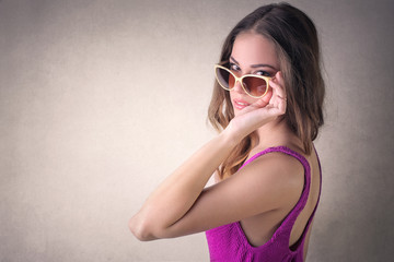 Fototapeta premium Sensual woman posing