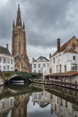 Fototapeta na wymiar Church of Our Lady, Bruges