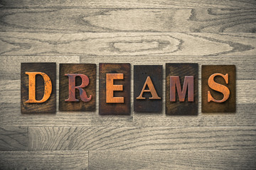 Dreams Wooden Letterpress Theme