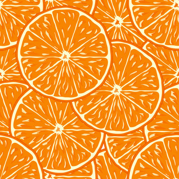 Orange Seamless Background