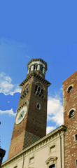 Obraz premium Verona torre Lamberti