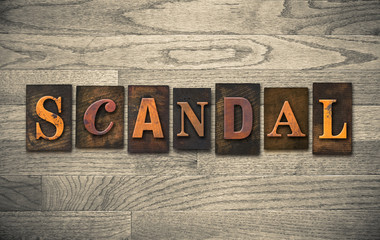 Scandal Wooden Letterpress Theme