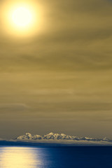 Lake Titicaca and the Andes in Bolivia