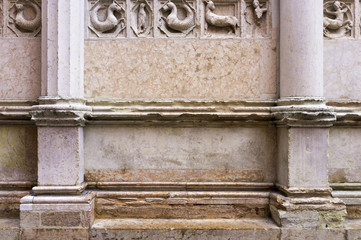 Parma: the Baptistery detail. Color image