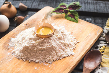 the blank recipe book with italian spaghetti