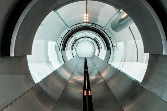 Futuristisch technologie beamen
