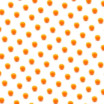 Orange pattern with white backdrop