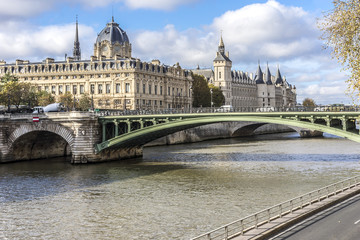 Fototapeta premium Castle Conciergerie - former royal palace and prison. Paris.