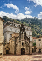 Fototapeta na wymiar Church of St.Luka. Kotor city,Montenegro