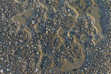 Old road surface. Texture