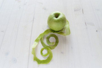 Delicious green apple