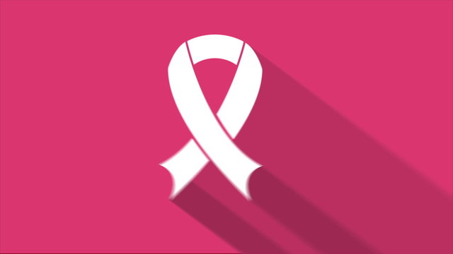 Pink tape icon Video animation, HD 1080