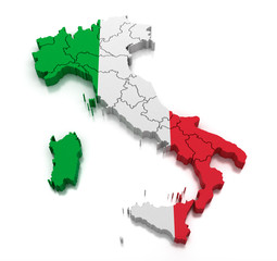 Map of Italy Regions