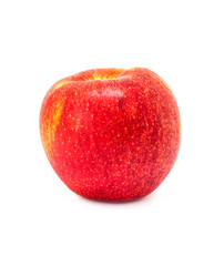 Apple red single isolated on white background