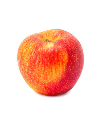 Apple red single isolated on white background