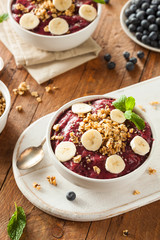Healthy Organic Berry Smoothie Bowl