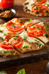 Homemade Margarita Flatbread Pizza