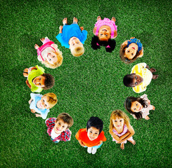 Children Kids Cheerful Childhood Diversity Concept