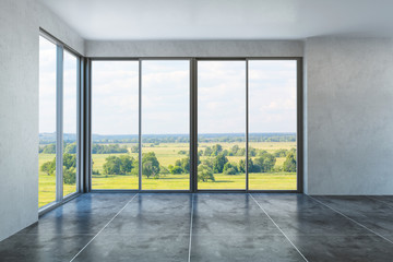 Fototapeta premium new emty office room