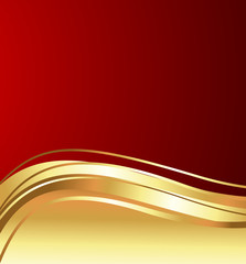 Golden Wavy Backdrop