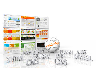 Webdesign, Templates, Programmiersprachen, Website, Homepage, 3D