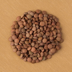 Circle of lentils