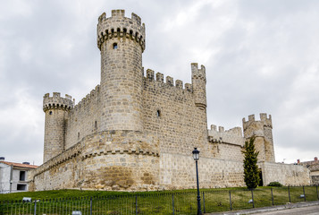 Fototapeta na wymiar Sasamon Olmillos in the province of Burgos