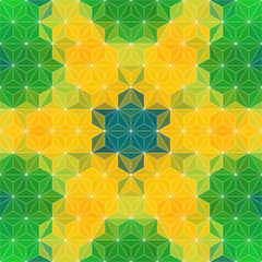 Fototapeta na wymiar Colorful Triangle Pattern. Vector Background