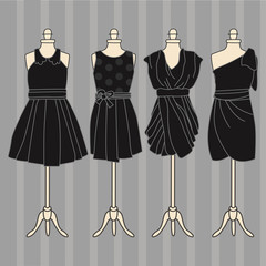 Elegant Little Black Dress Fashion © cocomi