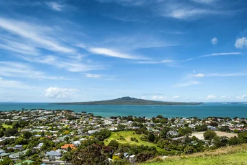 Schilderijen op glas Auckland New Zealand, view from Mount Victoria © softfocusphoto