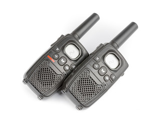 Black Personal Radio isolated on white