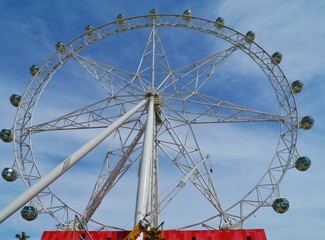 The Melbournestar observation wheel in Melbourne