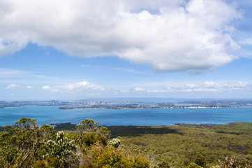Auckland, New Zealand from Rangitoto Island