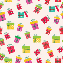 gifts icons seamless pattern. greeting card mothers day