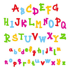 cute kids alphabet