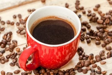 Cup of coffee.