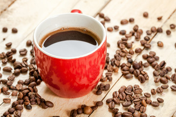 Cup of coffee.