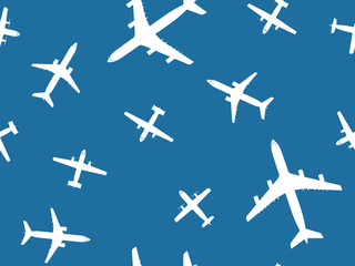 Aircraft seamless pattern
