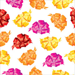 Bows abstract seamless pattern
