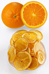 オレンジのチップス