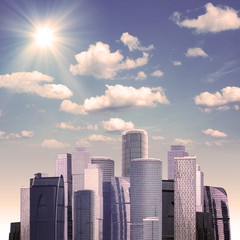 Moderne Gro&szlig;stadt