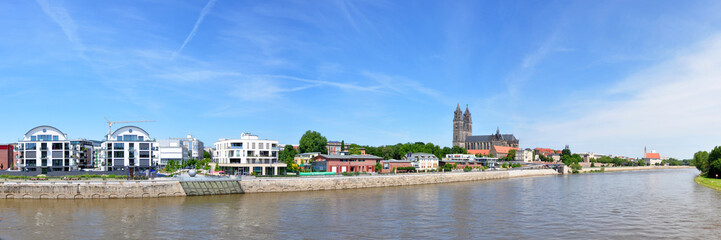 Fototapeta premium Magdeburg - Landeshauptstadt von Sachsen-Anhalt