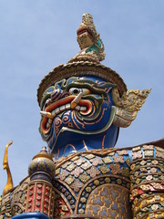 Giant demon (Yaksha) guardian of the Temple