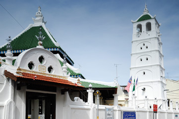 Kampung Kling Mosque in Malacca, Malaysia