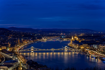 Fototapeta na wymiar View panoramic Budapest
