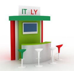 Italy kiosk
