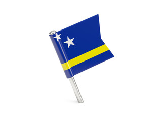 Flag pin of curacao