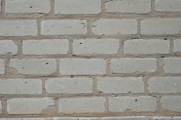 White old silicate brick background