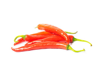 chili pepper isolated on a white background