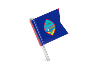 Flag pin of guam